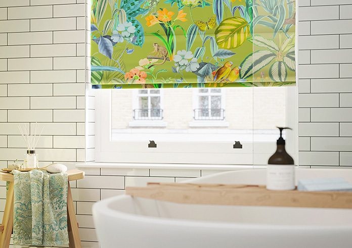 Barbados, Avocado - Motorised Roman Blind - Image 5